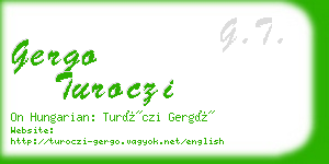 gergo turoczi business card