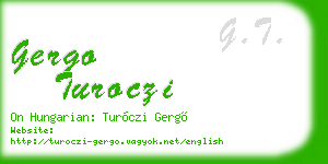 gergo turoczi business card